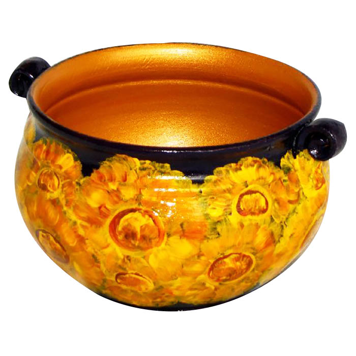 ceramica floarea soarelui mov 002a
